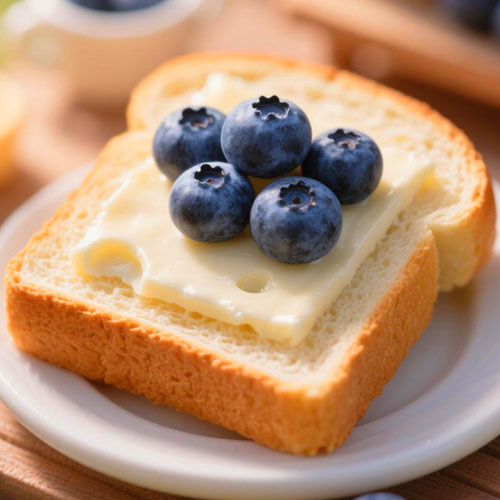 Blueberry Baked Yogurt Toast